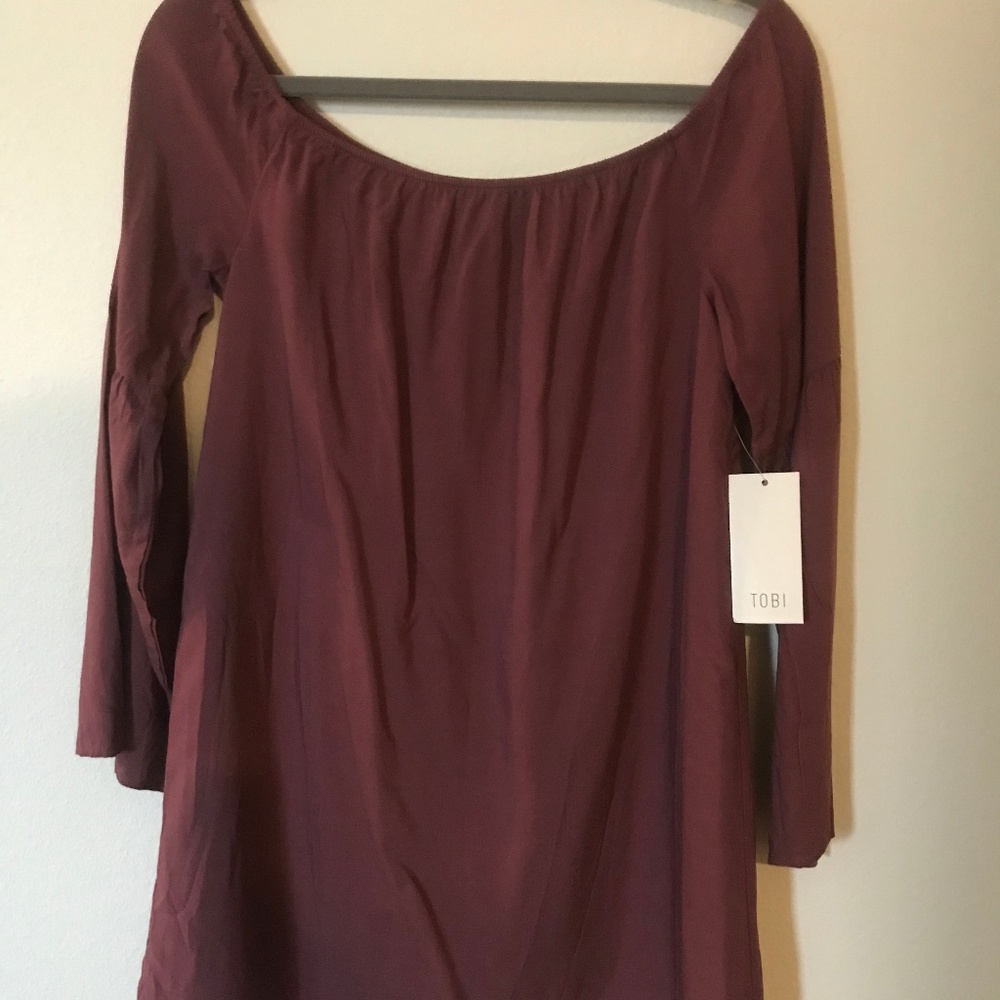 New Off The Shoulder Trendy Dress
